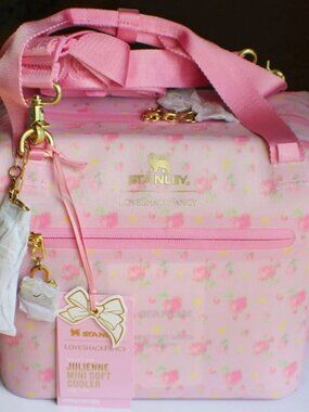 Stanley 1913 x LoveShackFancy All Day Julienne Mini Cooler 10 Can 7.4 QT Pink